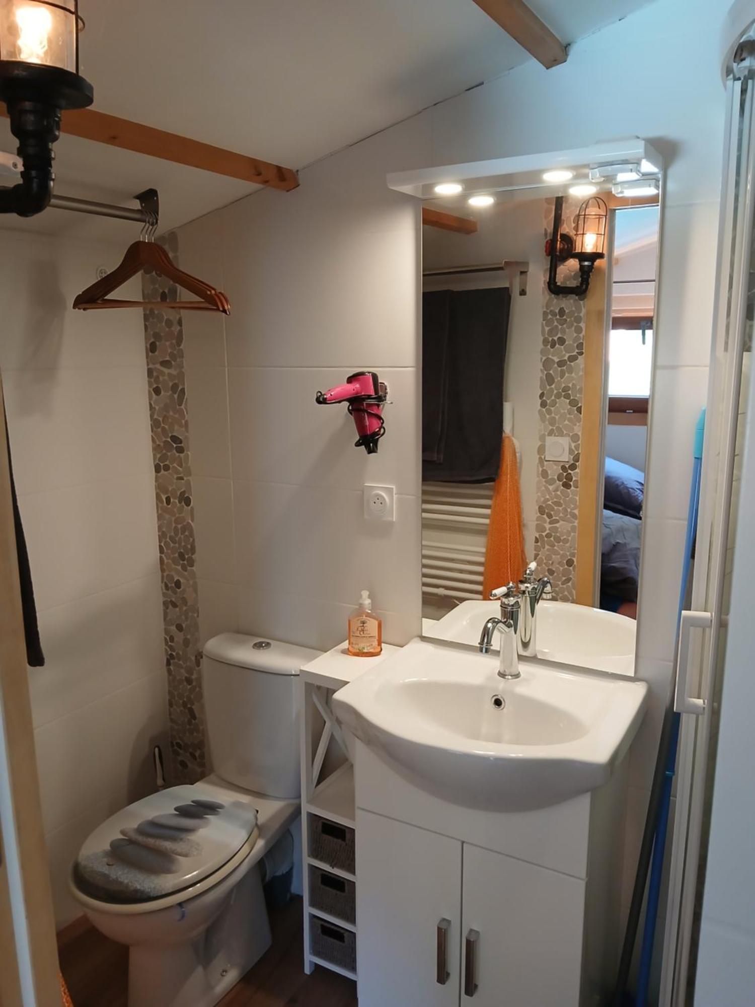 Chalet Charmant Avec Piscine Mercuer Ngoại thất bức ảnh